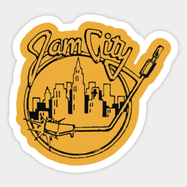 Jam City Records Sticker by beejay559